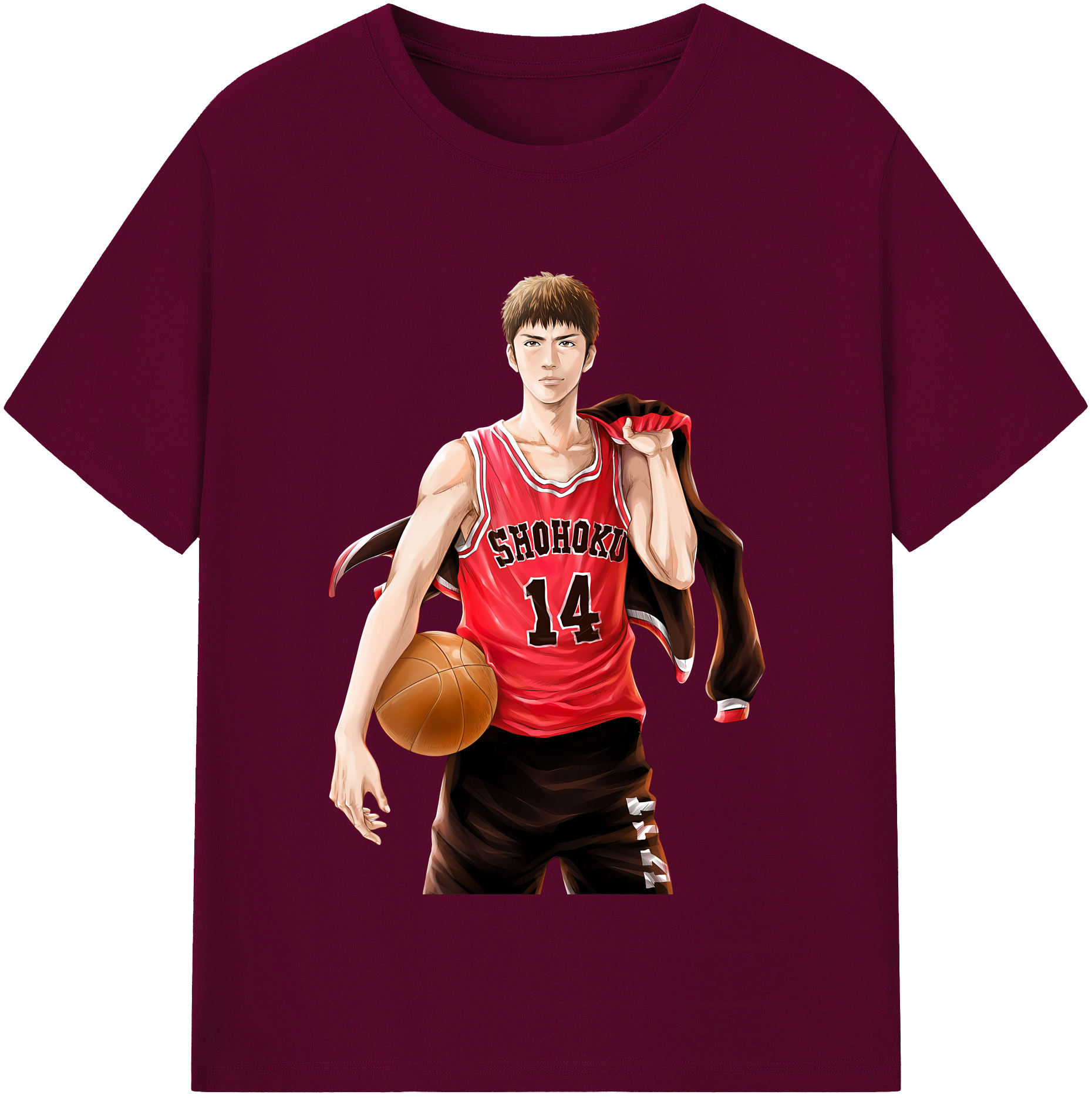 （画像用） SLAM DUNK／スラムダンク レディースカジュアルプリントTシャツ（綿100％）